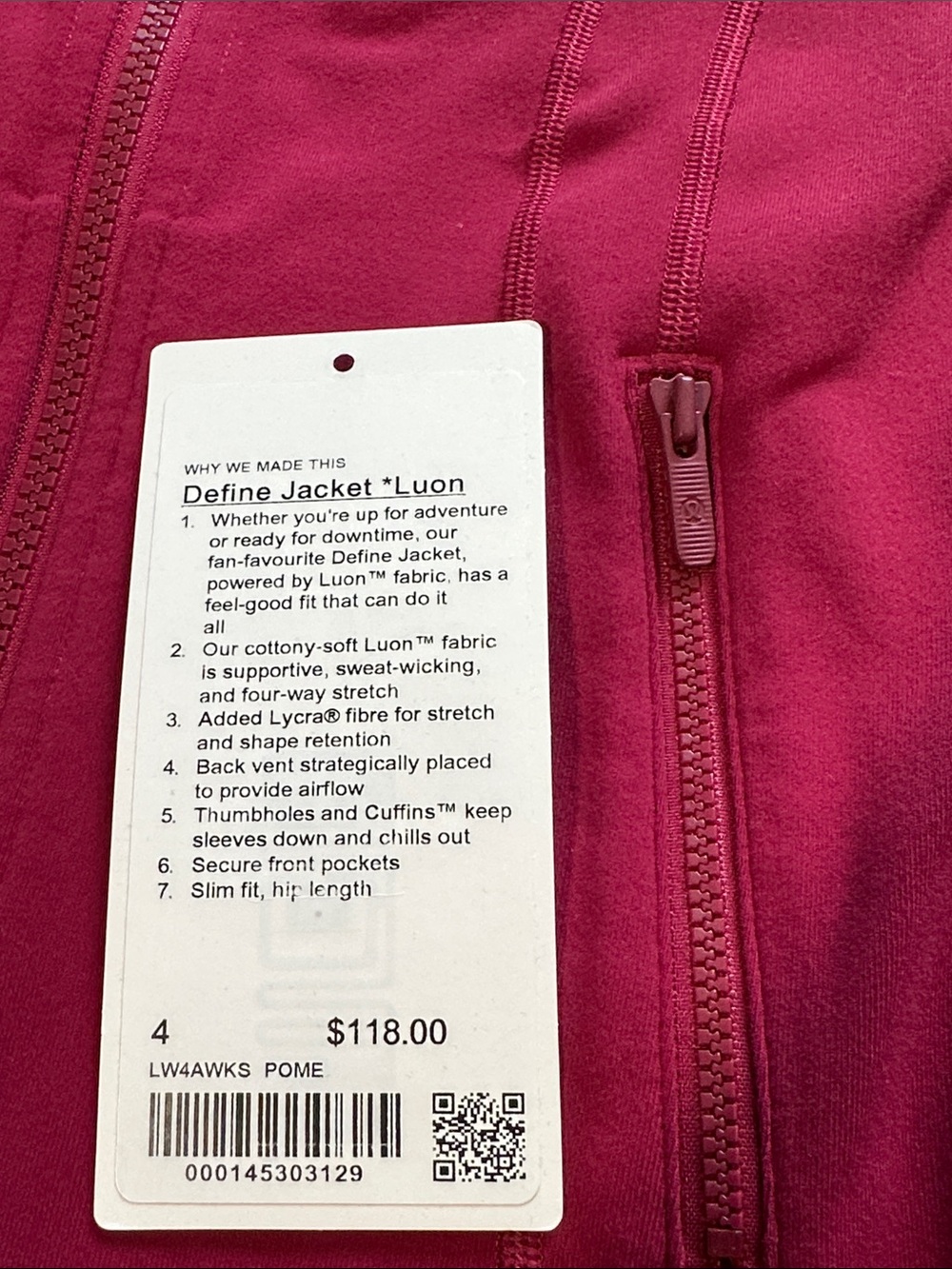 Lululemon Define Jacket - Picture 2 of 4